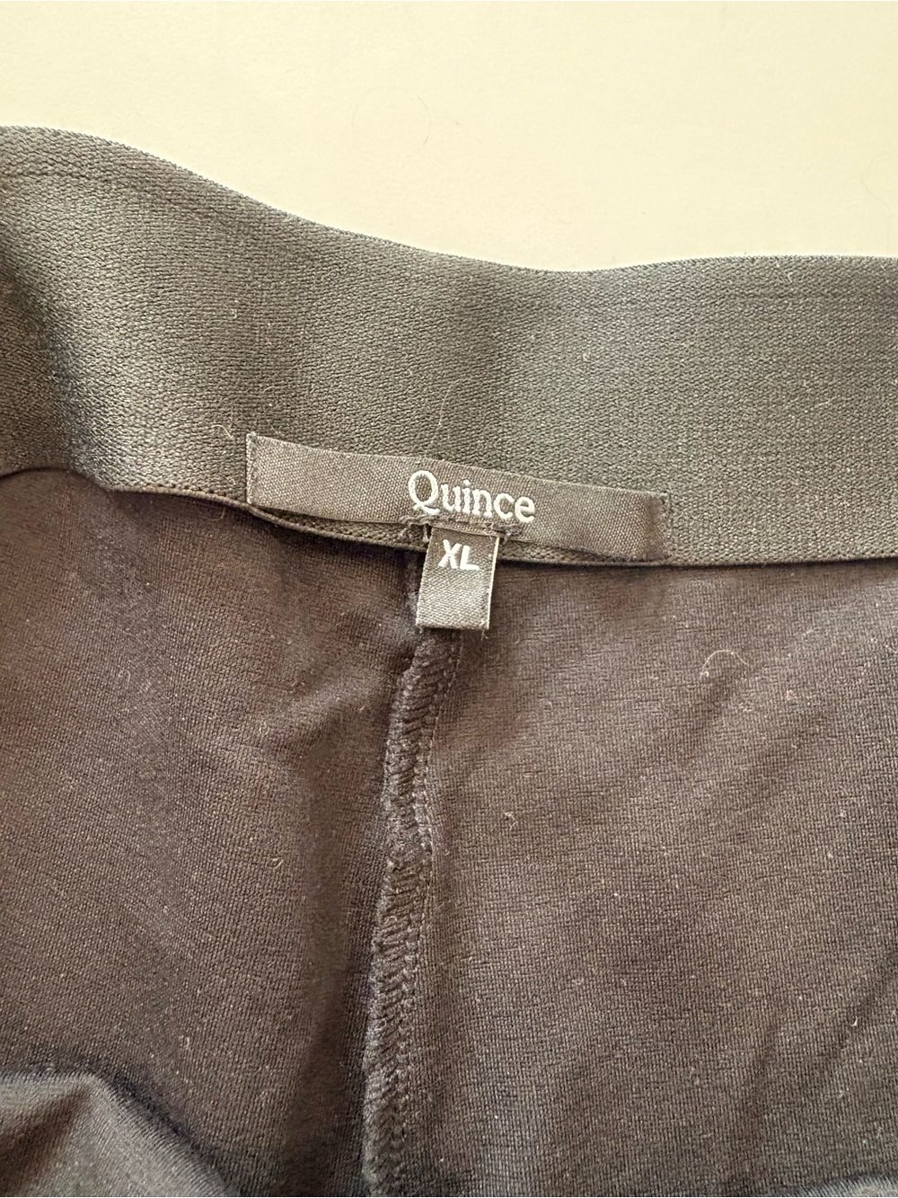 Quince Black Wide-Leg Pants Cropped XL - Picture 4 of 6